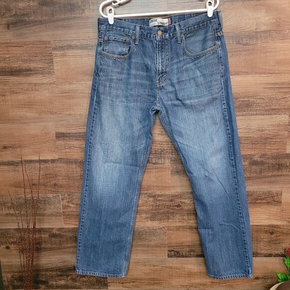 Vtg Levi's Jeans Size 34x32 Measures 34x31 Loose Straight 569 Y2K Medium Light - Picture 1 of 9